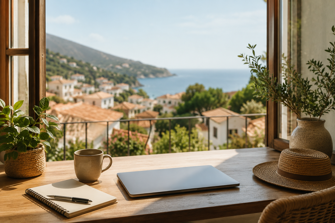 Self-Employed Freedom Before Moving to Spain