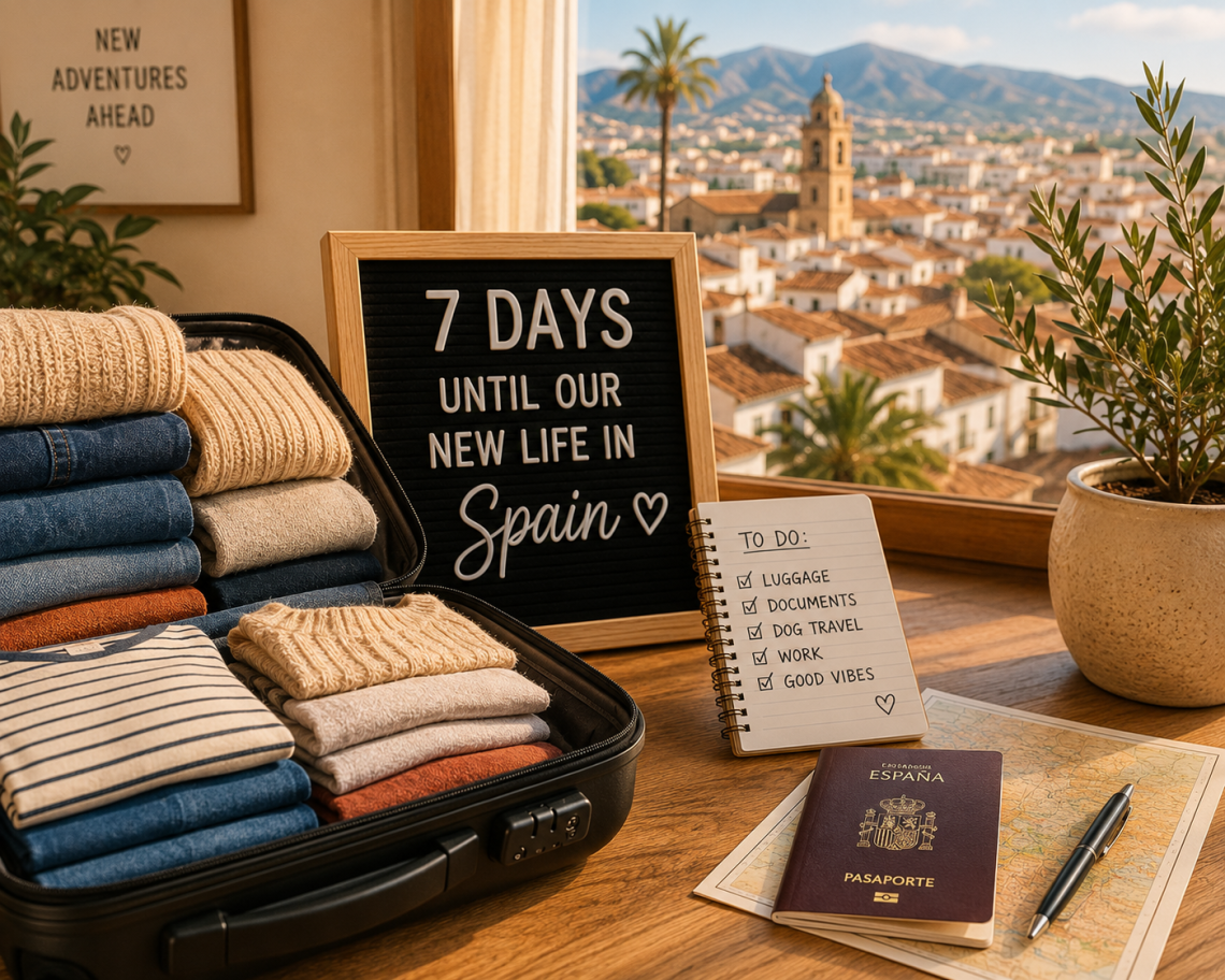 Moving to Spain in 7 Days: The Incredible Final Countdown Begins